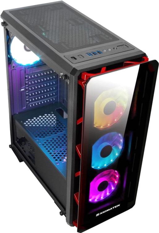 Корпус Xigmatek Astro Metal RGB Red (EN42418) - зображення 2