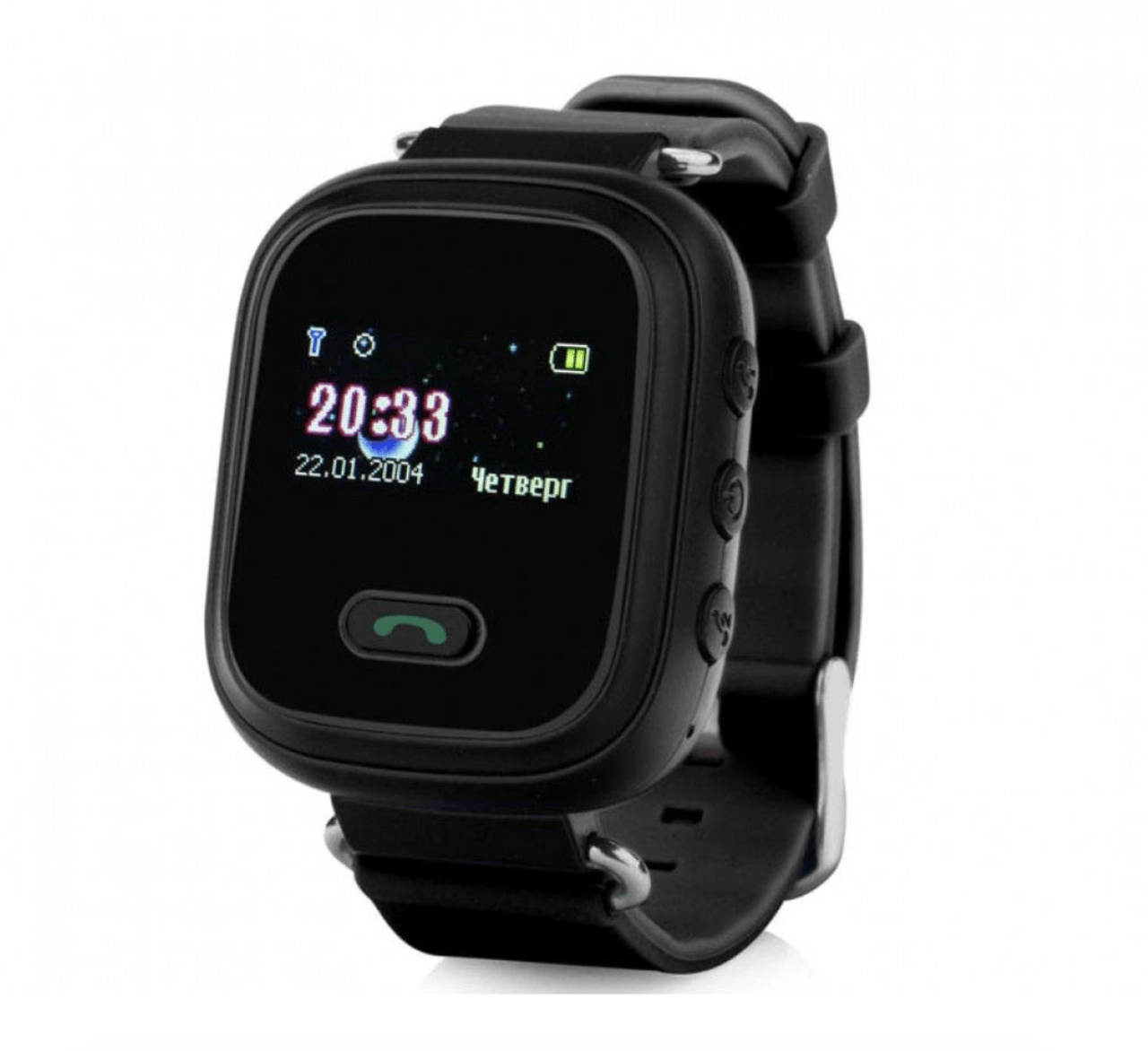 Смарт годинник U-Watch (GW900) Q60 Black - зображення 1