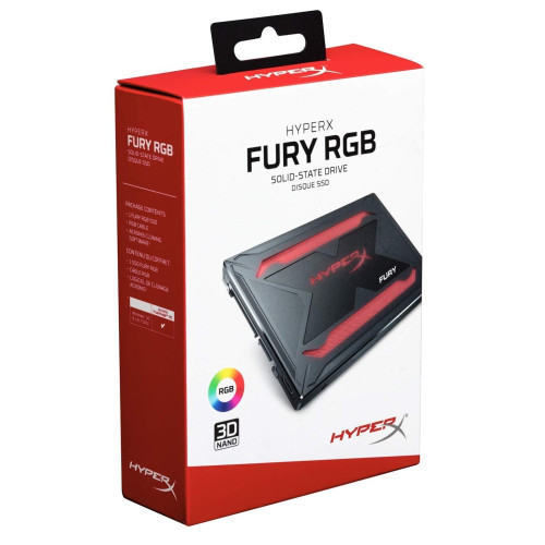 Накопичувач SSD 240GB Kingston HyperX Fury RGB (SHFR200\/240G) - зображення 2