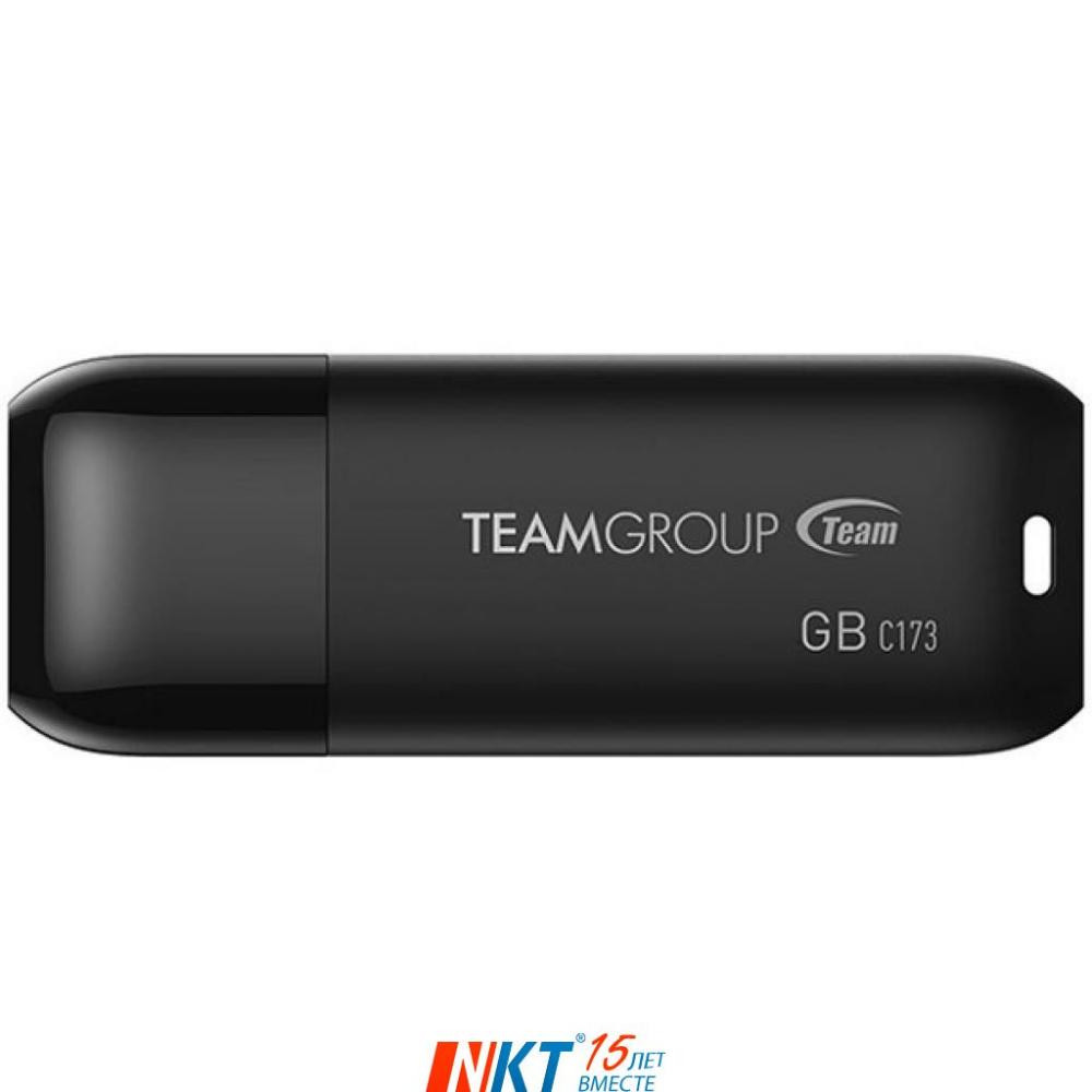 Флеш пам'ять USB 8 Gb Team C173 Pearl Black USB 2.0 - зображення 1