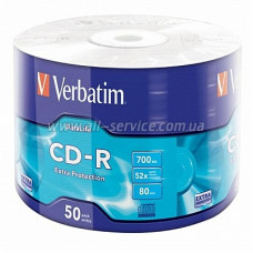 CDR-disk 700Mb Verbatim 52x Extra (43787)