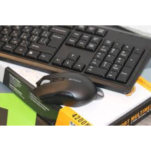 Клавіатура+опт.мишка A4-Tech 4200N Black - зображення 2