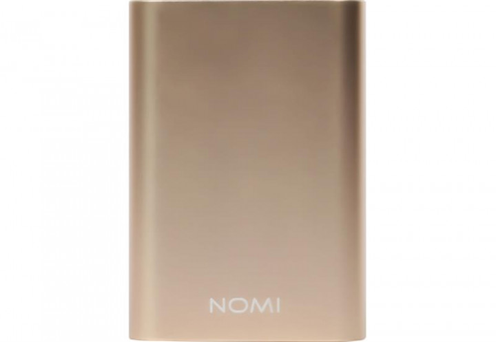 Батарея POWER BANK Nomi U100 Gold 10000 mAh - зображення 1