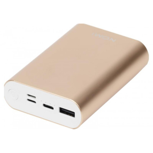 Батарея POWER BANK Nomi U100 Gold 10000 mAh - зображення 3