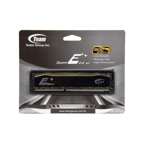 Пам'ять DDR3 RAM 8GB (1x8GB) 1600MHz Team Elite Plus Black PC3-12800 CL11 - зображення 2