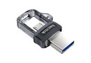Флеш пам'ять USB 16Gb SanDisk Ultra Dual Black USB 3.0 OTG (SDDD3-016G-G46) - зображення 3