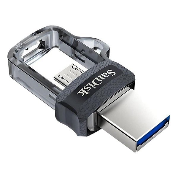 Флеш пам'ять USB 16Gb SanDisk Ultra Dual Black USB 3.0 OTG (SDDD3-016G-G46) - зображення 4