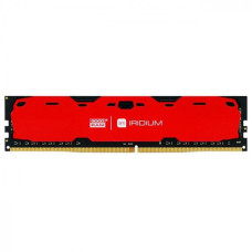 Пам'ять DDR4 RAM 8Gb (1x8Gb) 2400Mhz Goodram Iridium Red (IR-R2400D464L15S/8G)