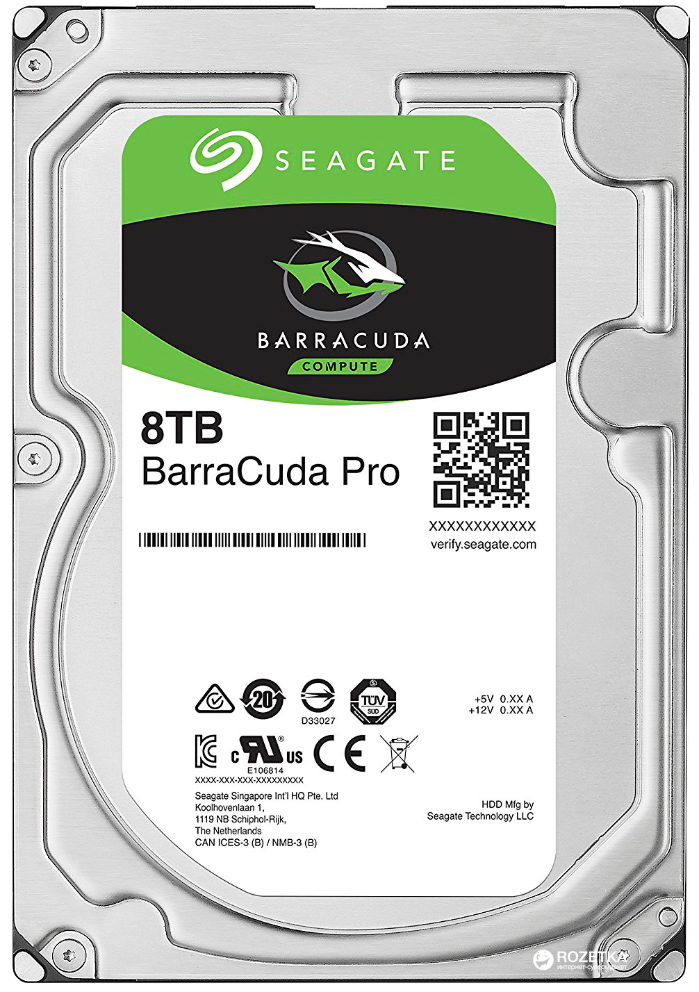 Жорсткий диск HDD 8000Gb Seagate Barracuda (ST8000DM004) - зображення 1