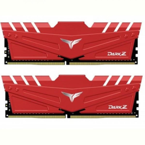 Пам'ять DDR4 RAM_16Gb (2x8Gb) 3000Mhz Team T-Force Dark Z Red (TDZRD416G3000HC16CDC01) - зображення 1