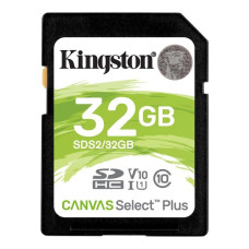 Secure Digital card 32 Gb Kingston Canvas Select Plus class 10 UHS-I