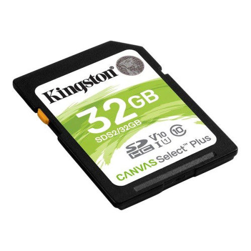 Secure Digital card 32 Gb Kingston Canvas Select Plus class 10 UHS-I - зображення 2