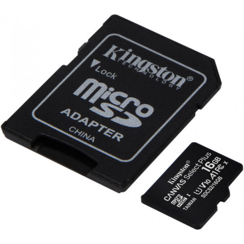 MicroSDHC 16 Gb Kingston Canvas Select Plus class 10 UHS-I - зображення 2