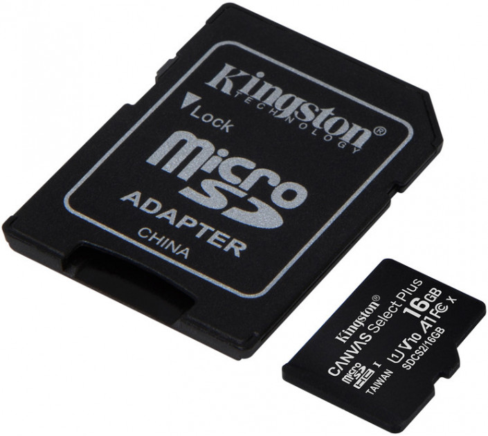 MicroSDHC 16 Gb Kingston Canvas Select Plus class 10 UHS-I - зображення 2
