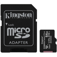 MicroSDXC 64 Gb Kingston Canvas Select Plus class 10 UHS-I A1