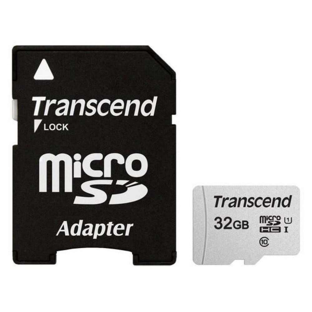 MicroSDHC 32 Gb Transcend class 10 UHS-I U1 - зображення 1