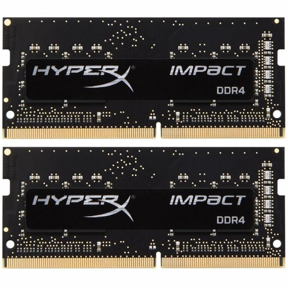 Пам'ять DDR4-2666 16 Gb (2x8Gb) Kingston Fury Impact 2666MHz SoDIMM - зображення 1