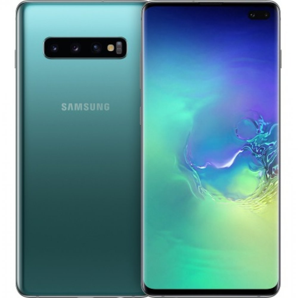 Смартфон SAMSUNG Galaxy S10 Plus (SM-G975F) 128Gb Green - зображення 1