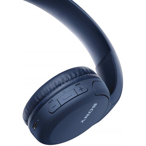 Безпровідна Bluetooth гарнітура Sony WH-CH510 Blue - зображення 3