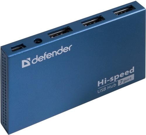 Концентратор USB 2.0 Defender Septima Slim - зображення 1