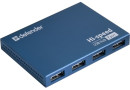 Концентратор USB 2.0 Defender Septima Slim - зображення 2