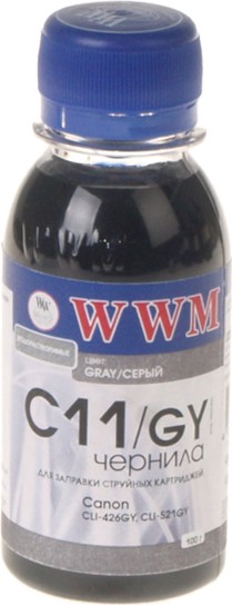 Чорнило WWM для Canon CLI426G\/521 Grey - зображення 1