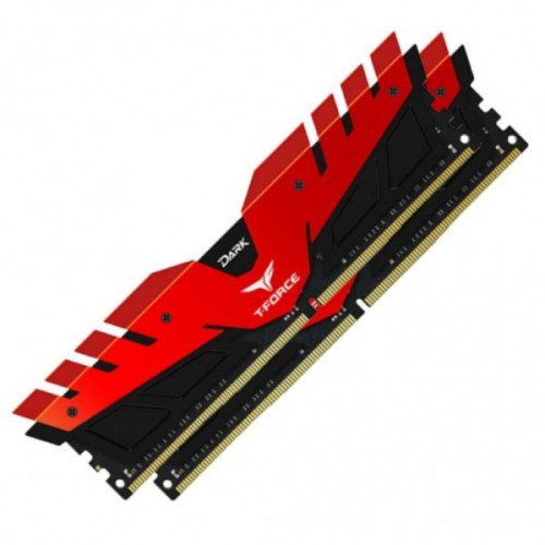 Пам'ять DDR4 RAM_16Gb (2x8Gb) 3000Mhz Team T-Force Dark Red (TDRED416G3000HC16CDC01) - зображення 2