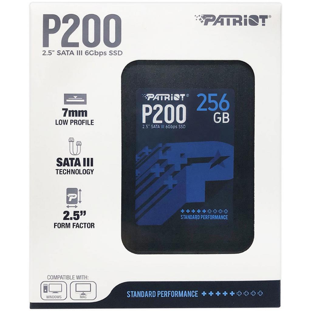 Накопичувач SSD 256GB Patriot P200 (P200S256G25) - зображення 3