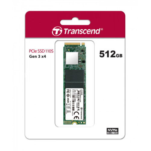 Накопичувач SSD NVMe M.2 512GB Transcend MTE110S (TS512GMTE110S) - зображення 3