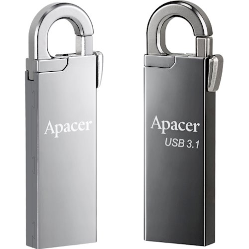 Флеш пам'ять USB 128Gb Apacer AH15A Ashy USB 3.1 (AP128GAH15AA-1) - зображення 1