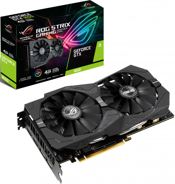 Відеокарта GeForce GTX1650 SUPER 4 Gb GDDR6 Asus (ROG-STRIX-GTX1650S-4G-GAMING) - зображення 3