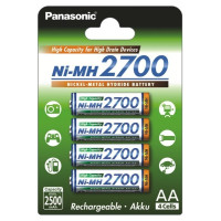Акумулятор AA PANASONIC High Capacity 2700 mAh 4BP NI-MH 4шт.