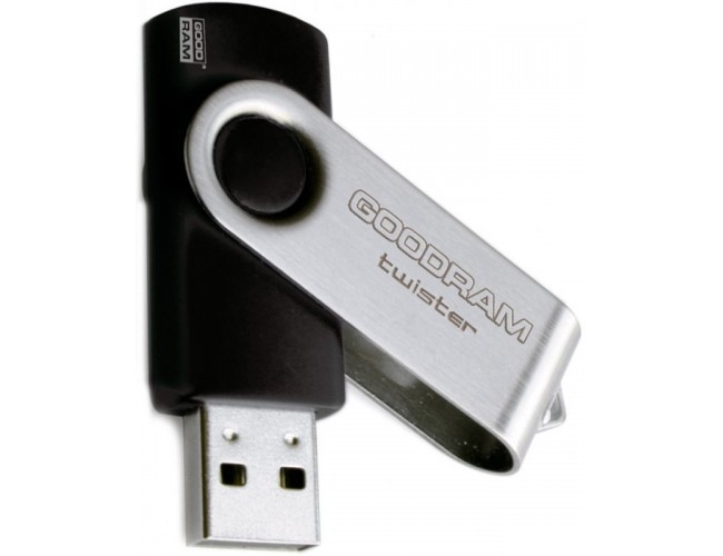 Флеш пам'ять USB 8 Gb Goodram UTS2 Twister black USB2.0 - зображення 1