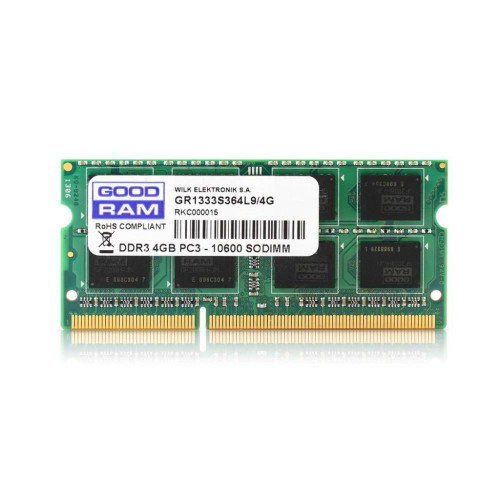 Пам'ять DDR3-1600 2 Gb Goodram SoDIMM 1.35 В (GR1600S3V64L11\/2G) - зображення 1