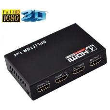 Відеосплітер Logan 1x4 порти HDMI splitter ver 1,4 1080P 4K 3D