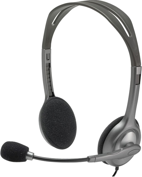 Гарнітура Logitech H111 Stereo Headset, 3.5 мм - зображення 1