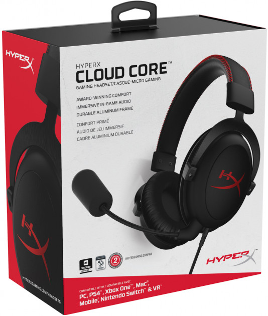 Гарнітура HyperX Cloud Core Gaming Black (KHX-HSCC-BK) - зображення 2