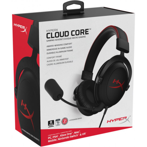 Гарнітура HyperX Cloud Core Gaming Black (KHX-HSCC-BK) - зображення 3