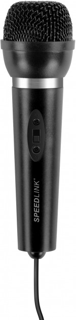 Мікрофон SPEEDLINK CAPO Desk and Hand Microphone Black - зображення 3