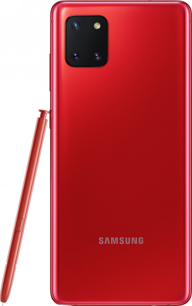 Смартфон SAMSUNG Galaxy Note 10 Lite (SM-N770FZRDSEK) 6\/128Gb Red - зображення 3