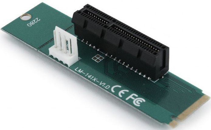 Контролер PCI-Ex1 to M.2 Gembird (RC-M.2-01) - зображення 1