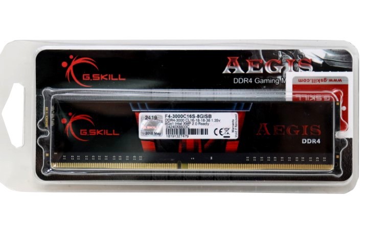 Пам'ять DDR4 RAM 8Gb (1x8Gb) 3000Mhz G.Skill Aegis (F4-3000C16S-8GISB) - зображення 4