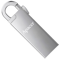 Флеш пам'ять USB 32 Gb Apacer AH13A Silver USB2.0, брелок