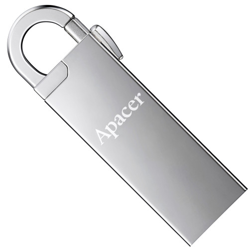 Флеш пам'ять USB 32 Gb Apacer AH13A Silver USB2.0, брелок - зображення 1