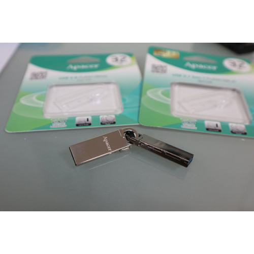 Флеш пам'ять USB 32 Gb Apacer AH13A Silver USB2.0, брелок - зображення 2