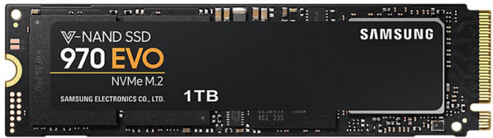 Накопичувач SSD NVMe M.2 1000GB Samsung 970 Evo (MZ-V7E1T0BW) - зображення 1