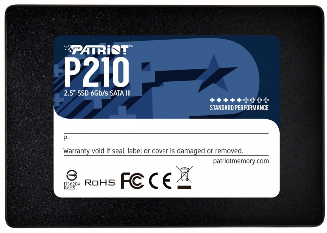 Накопичувач SSD 128GB Patriot P210 (P210S128G25) - зображення 1