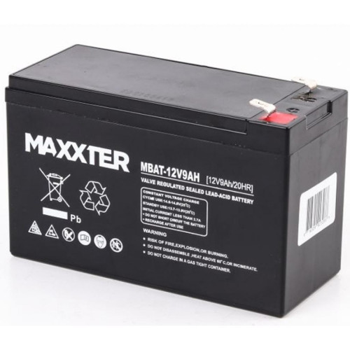 Акумуляторна батарея Maxxter 12 В  9 Aгод - зображення 1