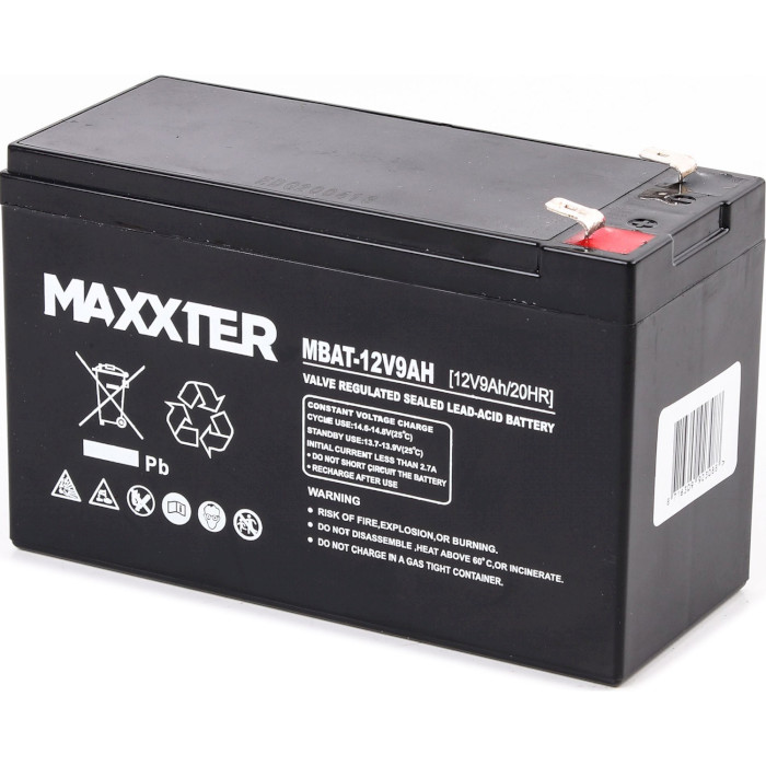 Акумуляторна батарея Maxxter 12 В  9 Aгод - зображення 2