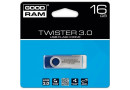 Флеш пам'ять USB 16Gb Goodram UTS2 Twister black USB2.0 - зображення 2